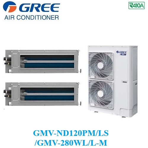 ĐIều hòa Multi Gree ống gió 96.000Btu 1 chiều lạnh